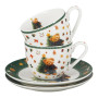 Porcelánový set hrnčekov pre dvoch Teddy 0,27 l.